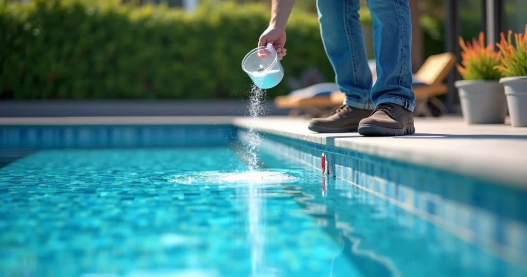 tratamento choque piscina profissional