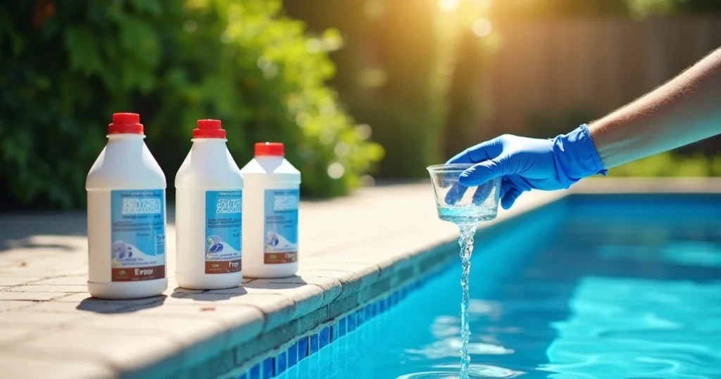 tratamento choque piscina quimicos profissional