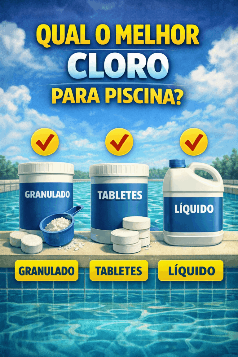 melhor cloro para piscina modelos de cloro