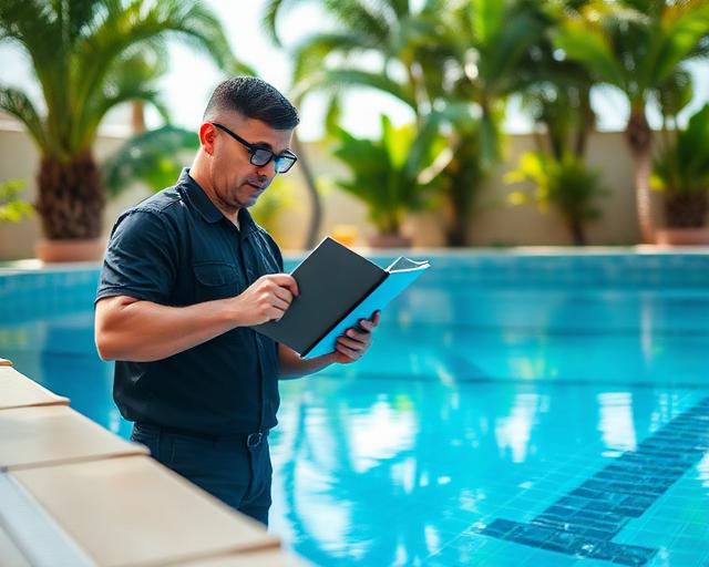 Análise técnica completa da piscina