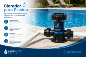 Produto clorador para piscina