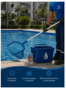 Limpeza de Piscina em Condomínio Residencial