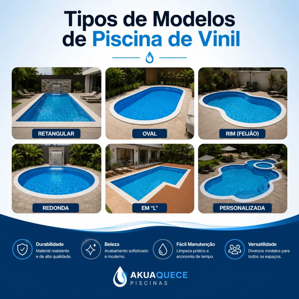 Modelos de Piscina de vinil