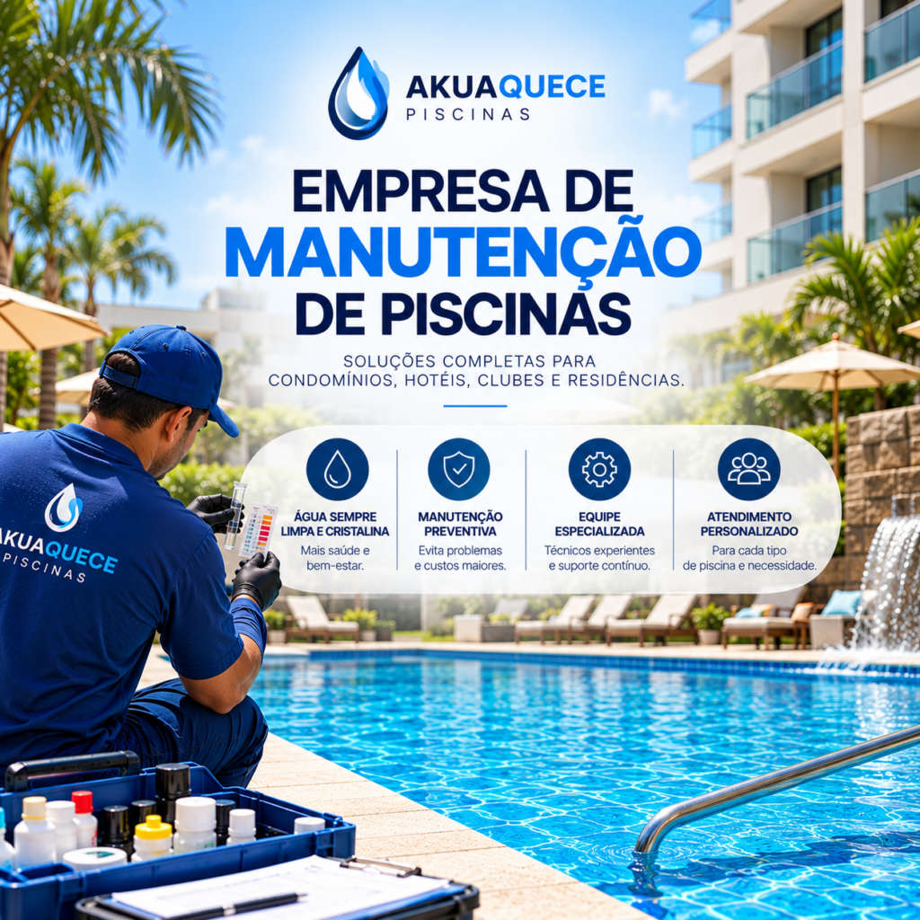 Empresa manutenção piscina